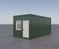 Maison préfabriquée modulaire en acier, véranda étanche, assemblage rapide, 20ft/40ft, conception pliable, bureau mobile de luxe personnalisé