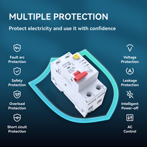 Новый дизайн 32A/40A/63A AFDD 2P 63A RCBO 16-ампер Автоматический выключатель Mcb устройства обнаружения дуговых неисправностей - Product Image 3