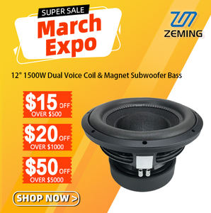 Subwoofer de voiture 12 pouces à performance supérieure, 3000W, double bobine 2 ohms/4 ohms - Product Image 1