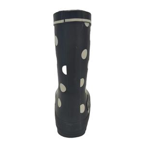 أحذية مطر للأطفال متوسطة الارتفاع خفيفة الوزن مبطنة بالمطاط أحذية مائية عصرية جديدة للخريف والشتاء أحذية مسطحة دافئة مقاومة للماء - Product Image 4