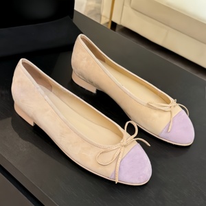 High Quality Round Toe Bowknot Design Footwear Summer Women Genuine Leather Casual Flat Shoes Fashion Luxury Brand Ballet Shoes - Product Image 6