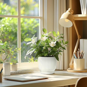 Chậu trồng cây trong nhà tự tưới bằng nhựa bền cho hoa và cây mọng nước - Product Image 6