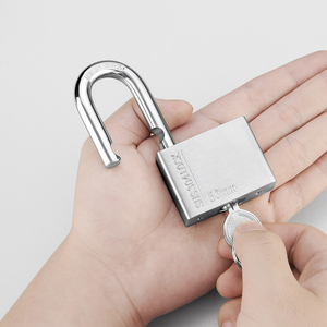 <span class=keywords><strong>Lucchetto</strong></span> di Sicurezza Marino in Acciaio Inox 304, Serratura Esterna Impermeabile, Antiruggine, con Gancio Corto e Anello Antimanomissione, 30mm - Product Image 4