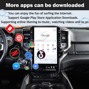 Autoradio Android 14 JIUTREE 14,4'' pour Dodge RAM 2019-2024, écran stéréo, navigation GPS, Carplay, lecteur multimédia, unité centrale - Product Image 5