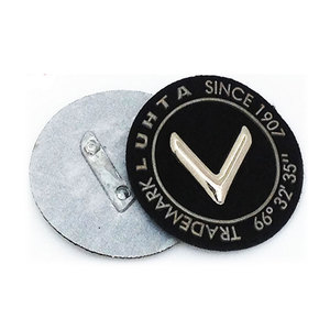 Пустые подлинные тисненые на заказ ярлыки для теплопередачи пресс искусственная самоклеящаяся кожа патчи железо на - Product Image 2