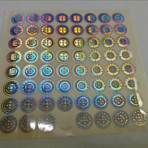 Étiquette de sécurité holographique argentée personnalisée, transparente, pour emballage de parfum, scellé d'authenticité inviolable, garantie annulée si ouvert - Product Image 1