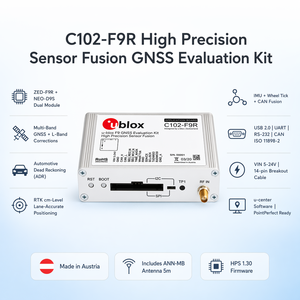 Kit GNSS RTK C102-F9R ZED-F9R Multi-bandes L1 L2 CAN IMU Réconnaissances topographiques L-Band PPP pour Conduite Autonome ADAS Robot - Product Image 1