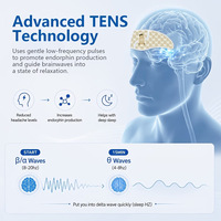Appareil intelligent d'aide au sommeil, masseur facial, technologie TENS, portable, rechargeable par USB, batterie au lithium, soin du visage