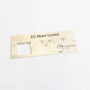 Nhà máy tùy chỉnh cung cấp EC điều khiển động cơ Nhôm bảng điều chỉnh phẳng với màn hình in ấn