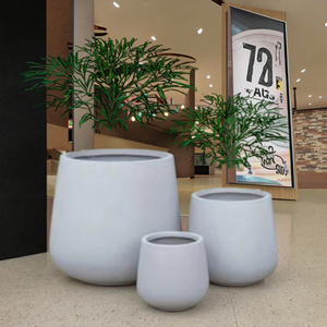 Macetas de Fibra de Vidrio Multicolores Más Vendidas, Macetas de Jardín para Exteriores Ecológicas con Orificio de Drenaje, Diseño Cuadrado - Product Image 2