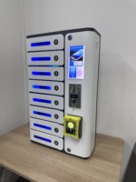 Y2 Power MIA Premium : Casier de recharge à 8 compartiments disponible pour paiement par carte de crédit et pièces de monnaie – Distributeur automatique de recharge de téléphone à usage payant