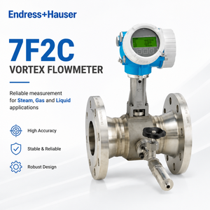 Débitmètre Endress+Hauser 7F2C pour gaz, instrumentation de process de qualité industrielle - Product Image 1