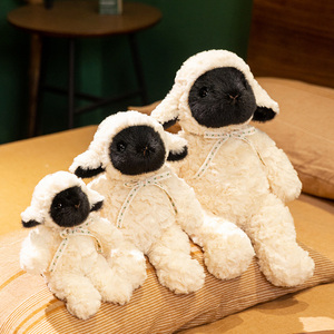 Peluche de Animal de Granja en Oferta - Compañero Reconfortante - Peluche Ultra Suave de 18 cm - Oveja con <span class=keywords><strong>Corbata</strong></span> - Product Image 5