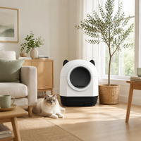 Bac à litière intelligent 80L pour chat, pack compact 380 unités, logistique optimisée, expédition rapide, vente en gros OEM, directement de l'usine, prêt pour l'e-commerce