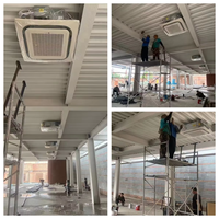 Aire Acondicionado Central de Techo OEM de Alta Capacidad 1200 CFM con Bomba de Drenaje y Unidad de Ventilador de Cassette de 4 Vías