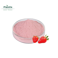 Extrait de fraise, poudre de jus de fraise hautement soluble dans l'eau