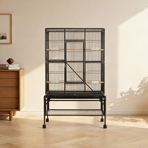Customizable Durable Parrot Cage Iron Frame Stable Structure Personalized <strong>Bird</strong> <strong>Aviary</strong> for Large <strong>Birds</strong> Outdoor Use Box Packed - Product Image 3