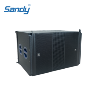 Haut-parleur audio Sandy, un seul haut-parleur de ligne de 18 pouces, équipement de sonorisation, subwoofer pour système de sonorisation de scène