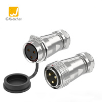 Connecteur de câble circulaire électrique étanche IP67 10A femelle SF28 à 3/4/7/10/12/16/18/20/24/26 broches, type Push-Pull