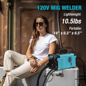 Soldadora MIG, Soldadora de Núcleo Fundente, Kit de Soldadura sin Gas, Máquina de Soldar Portátil, Soldadora Inverter IGBT, Soldadora de Arco, Adecuada para Diversos Usos - Product Image 3