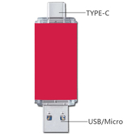 Clé USB OTG 3-en-1 Type C 2.0 Prix Usine 32 Go 64 Go 128 Go pour Smartphone Tablette Ordinateur Personnalisable 16 Go 8 Go 4 Go