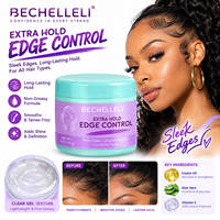 Gel Coiffant Fixation Extra Forte Marque Privée – Effet Lissant Sans Résidus, Non Gras – Cire Coiffante pour Cheveux Naturels, Tresses et Locks