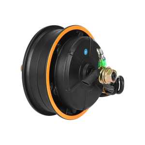 Moteur de roue motrice à frein à disque avec jante orange de 8,5 pouces pour trottinette électrique Kukirin G2 Pro - Product Image 4