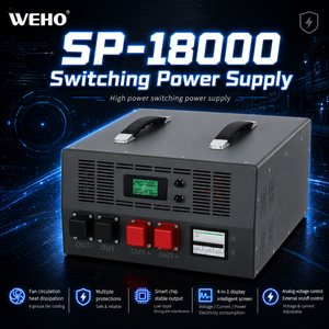 Fuente de Alimentación Inteligente SP-18000W 480A CC/<span class=keywords><strong>CV</strong></span> Zero-Tune, RS485 Modbus, PFC Activo, 18kW, Unidad Única, Grado Industrial - Product Image 1