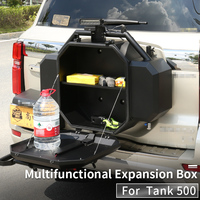 Pièces de modification pour Tank 500 : Boîte de rangement multifonctionnelle d'extension pour hayon, radiateur et boîte à outils