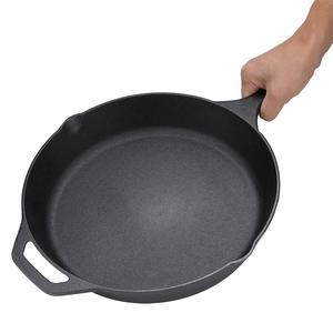 ชุดกระทะเหล็กหล่อเคลือบพร้อมด้ามจับสำห<span class=keywords><strong>รับ</strong></span>ทอดสเต็กและอาหารทะเล - Product Image 4