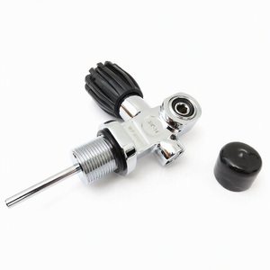 วาล์วถังดำน้ำ 3000PSI 250 บาร์ ทองเหลืองชุบโครเมียม เกลียว 3/4 14NPS วาล์วนิรภัยถังดำน้ำ อุปกรณ์เสริมสำหรับดำน้ำ - Product Image 4