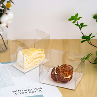 Nouveau design Rouleau d'emballage suisse Boîte à gâteau rouleau de serviettes portable transparente