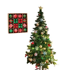 2025 Christmas Ornaments Ball <b>Small</b> 3cm Plastic Christmas Tree Decoration Ball for Wholesale - Product Image 1