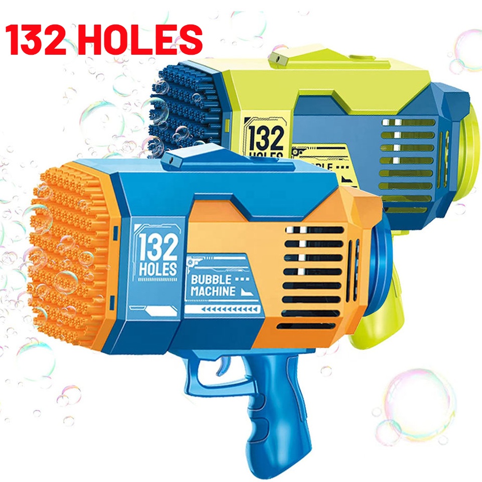 Автоматическая пузырьковая установка с 132 отверстиями, пусковая установка для запуска пузырьков для детей, пусковая установка для пузырьков, пусковая установка для пузырьков