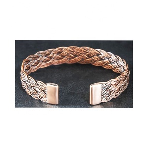 Phong Cách Bohemian Đồng Từ Làm Bằng Tay Người Đàn Ông Của Chăm Sóc Sức Khỏe Cuff Vòng Đeo Tay Món Quà Kỷ Niệm - Product Image 4