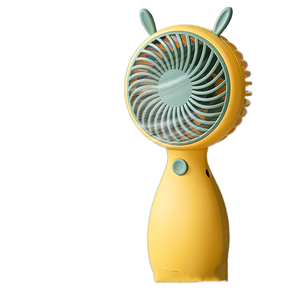 Mini Ventilador USB de Mano con Soporte para Teléfono Móvil, Silencioso, Portátil, Recargable, para Estudiantes y Oficina, con Tres Bases Pequeñas y Lindas - Product Image 1
