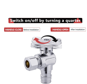 Válvula de Bola de Latón para Baño KLOE KLOE9802 1/2 SWT X 3/8 OD, Recta, de Múltiples Vueltas, Manual, con Garantía de 5 Años, Gran Venta - Product Image 3