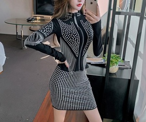 <span class=keywords><strong>2025</strong></span> abbigliamento femminile Fashionally Versatile, dimagrante e confortevole. Best-seller. Set due pezzi di diamanti: <span class=keywords><strong>Top</strong></span> e gonna - Product Image 5