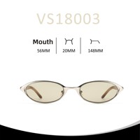 Nouvelles Lunettes de Soleil Simples en Métal GM 2026 pour Femmes, Style Coréen Tendance, Monture Nylon Polarisée Ovale, Style Old Money
