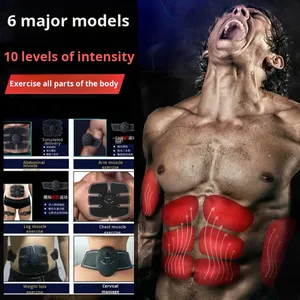 Masajeador Corporal TENS Recargable de ABS con Tecnología de Electroimpulsos para Masaje Muscular, Fitness, Adelgazamiento y Ejercicio Corporal - Product Image 5