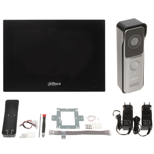 Station de porte Wi-Fi Dahua KTW02 et moniteur intérieur IP 7 pouces 1080P avec interphone bidirectionnel DHI-VTO2311R-WP DHI-VTH2621G-WP - Product Image 1