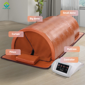 Phòng xông hơi hồng ngoại hiện đại FUERLE sử dụng tại nhà, dạng mái vòm điện, tích hợp ozone, dạng viên nang spa, giúp giảm cân, làm thon gọn cơ thể, chất liệu gỗ đặc, tính năng khô. - Product Image 6