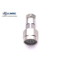 Conector coaxial RF macho/hembra N de buen rendimiento para Tipo de abrazadera de cable de alimentación de 1/4''