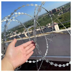 Precio de fábrica Rongbang Galvanizado Concertina Razor <span class=keywords><strong>Wire</strong></span> Fence Blade Razor Alambre de púas; Servicios de fabricación de alta calidad - Product Image 5
