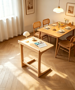 Table basse en bois moderne, design scandinave, multifonctionnelle, pour salon, utilisation en chambre à coucher - Product Image 5