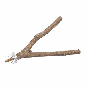 Jouets pour oiseaux pour perroquet, fourche en bois brut, support de branche d'arbre, perchoir pour <span class=keywords><strong>hamster</strong></span>, perchoirs pour <span class=keywords><strong>cage</strong></span> à oiseaux - Product Image 3