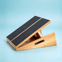 Planche inclinée portable en bois pour étirements des mollets, squats, étireur de mollets, planche inclinée réglable, planche inclinée en bois