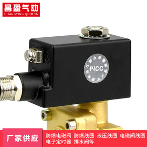 วาล์วโซลินอยด์กันระเบิด Changying แบบ 2 ทาง AC 220V 0.1 MPa วาล์วควบคุมน้ำ - Product Image 3
