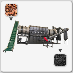 Máquina Automatizada para Hacer Carbón Vegetal de Cáscara de Madera, Horno de Carbón, Línea de Producción de Carbón Vegetal con Motor para la Producción de Carbón Vegetal - Product Image 2