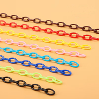 Chaîne en plastique de sécurité de connecteurs standard colorés de délinéateur pour les maillons de chaîne en plastique de cônes de la circulation pour le contrôle des foules